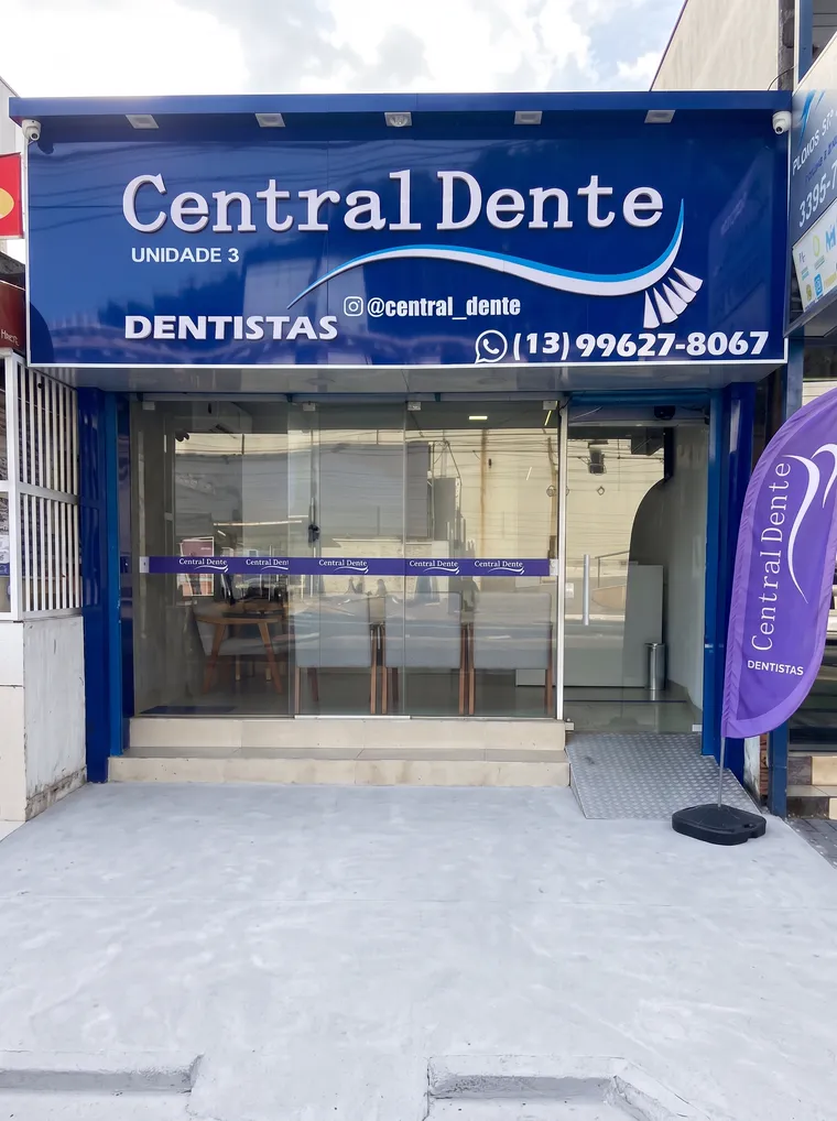 Fachada da unidade Centro da Central Dente